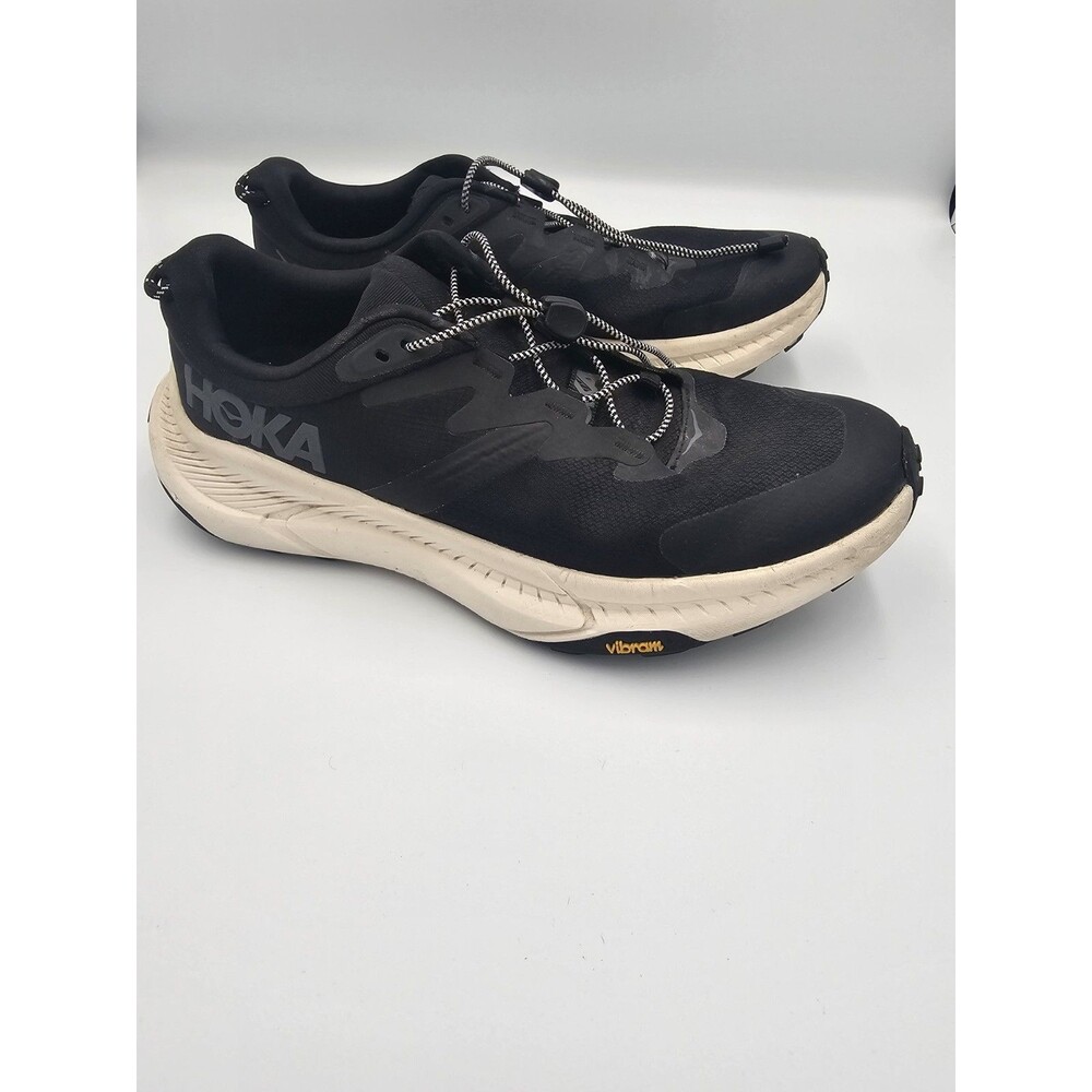 Hoka One Transport,  1123154 BKLB Black Running Shoes Womens Size 8.5B